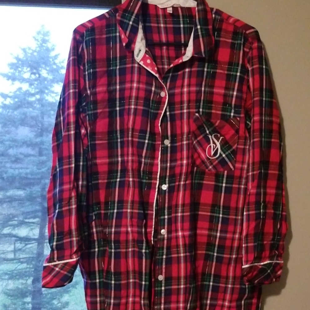 Victoria's Secret flannel sleep dress